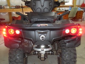 Aftermarket ATV LED Turn Signal Kit